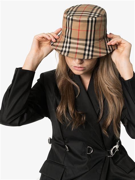 Burberry bucket hats for women